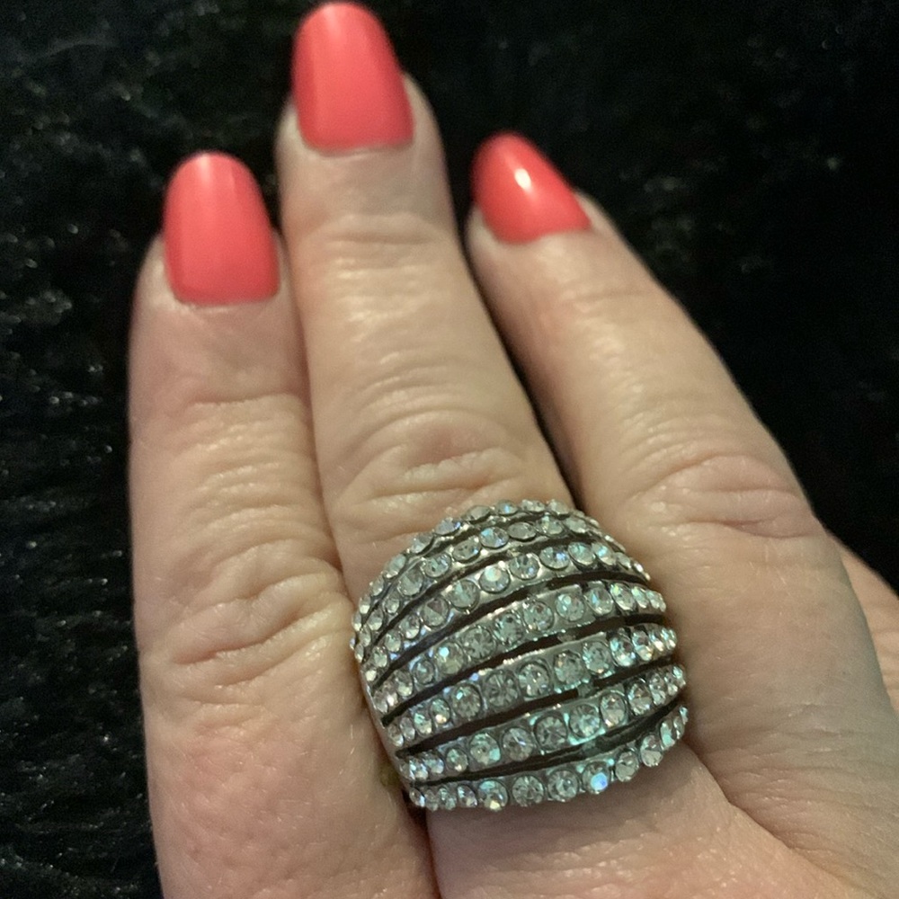 Costume Jewelry Silver Ring